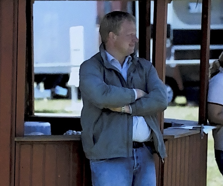 Werner Tapken auf dem Turnierplatz Ganderkesee