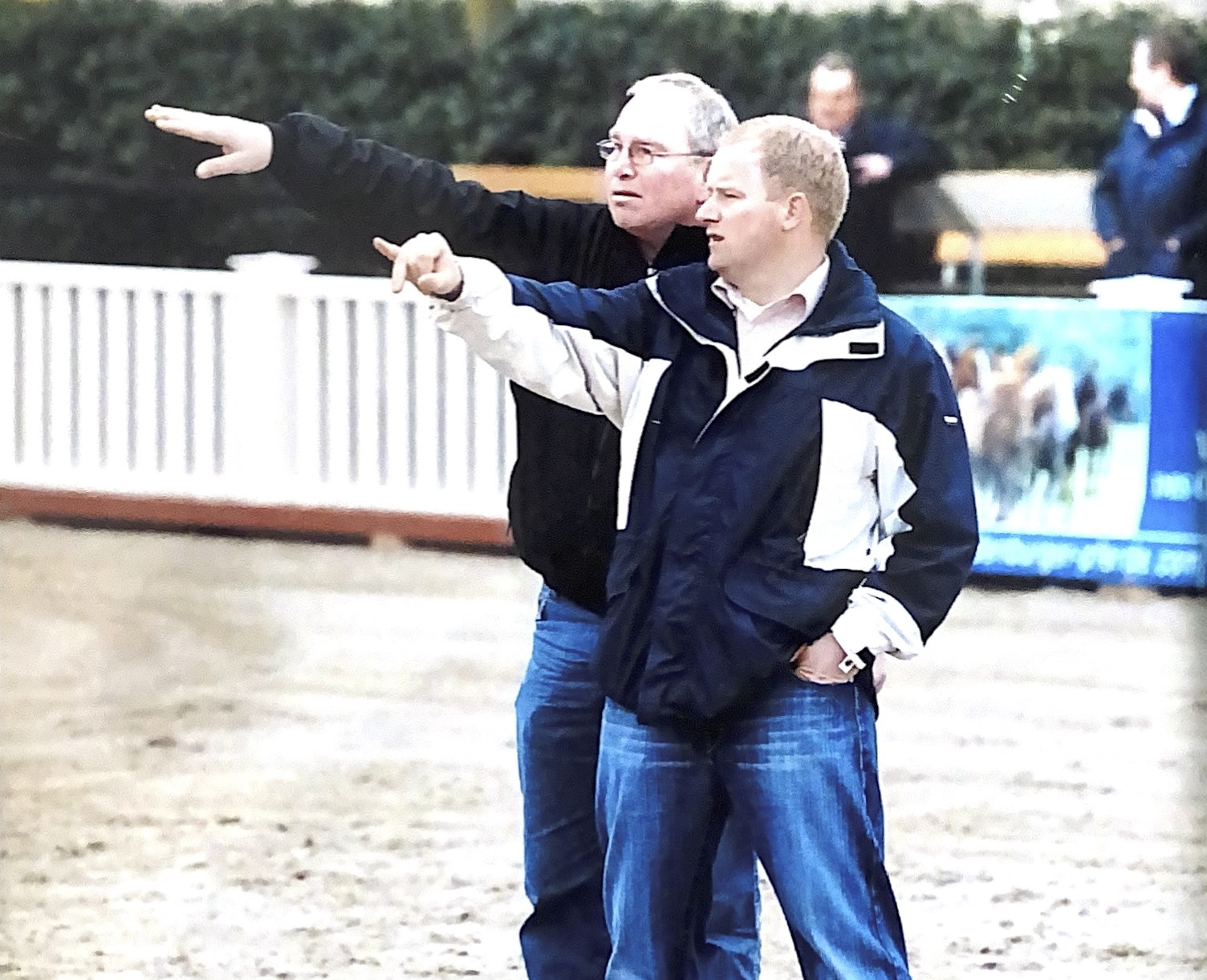 Werner Tapken im Parcour